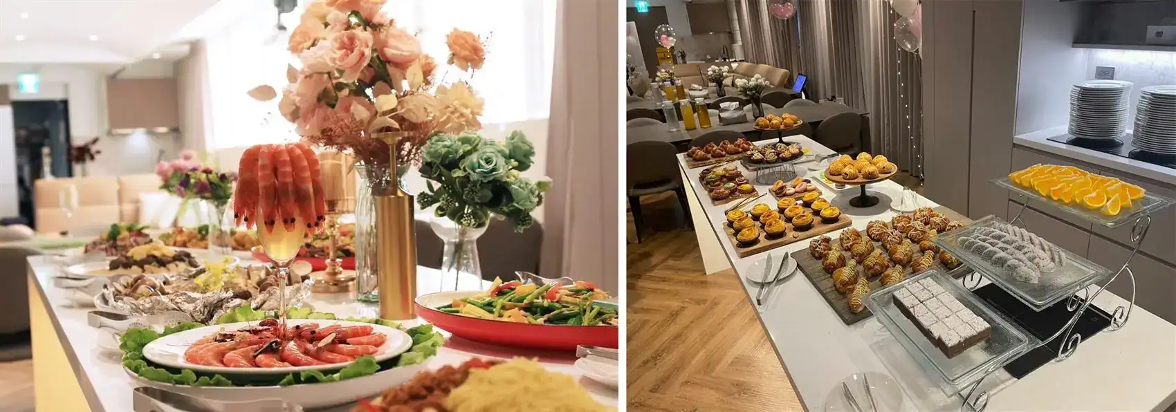 萬聚所宴會級buffet與甜點吧台